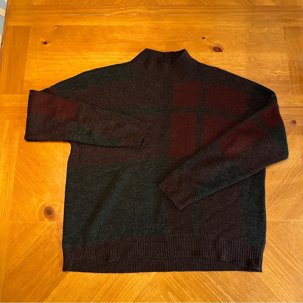 Eddie Bauer - Sweater - Grey & Red - Sz M
